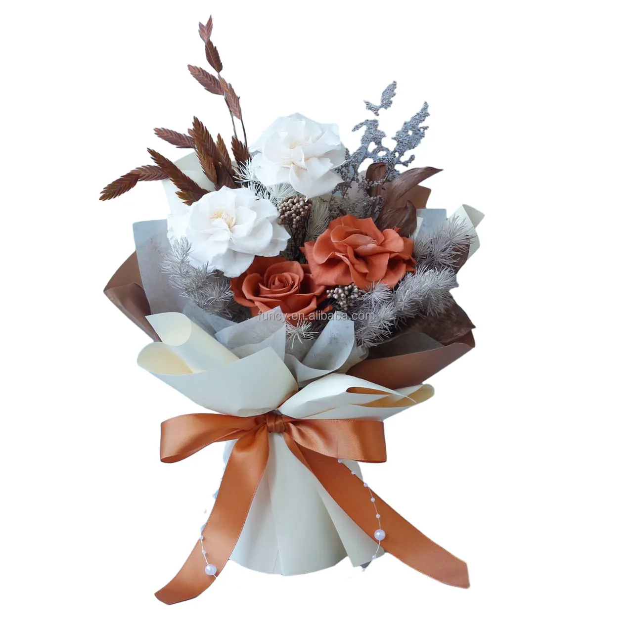 Vente chaude 2023 derniers 3 ans Forever Calla Bouquet en boîte-cadeau Rose fleur préservée