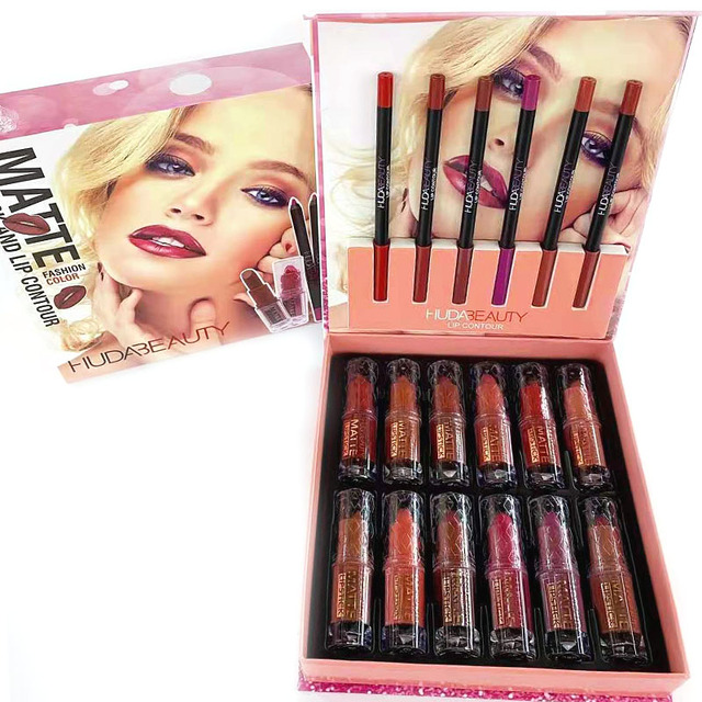 Quality Guarantee Cosmetics Color Lipstick Hot Selling 12 Colors Matte Lipstick Sets