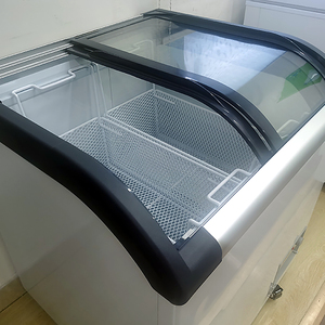 アイランド型冷凍庫、チェスト型冷凍庫、横型曲面ガラス引き戸、スーパーマーケット用アイスクリーム冷凍庫 - Product Image 2