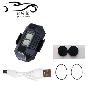 JHS système d'éclairage automatique moto voyant d'avertissement 7 couleurs feux clignotants d'urgence USB <span class=keywords><strong>camping</strong></span> RVS Leds lampes pour voiture universelle - Product Image 6