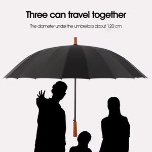 Parapluie publicitaire automatique à manche long de 24 baleines, personnalisable avec logo imprimé, pour la pluie et le soleil, idéal comme cadeau, vente en gros - Product Image 4