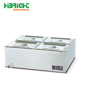 Commercial Grade Stainless Steel Electric <b>Steam</b> Table Bain Marie Food Warmer Highbright 1 Year Warranty for Restaurant Service - Product Image 5