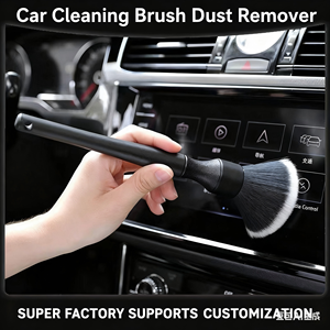 Spazzola per Dettagli <span class=keywords><strong>Interni</strong></span> Auto in Microfibra Super Morbida Kfeier Carclean con Asta in ABS 16/24cm 150g - Multifunzione per Lavaggio e <span class=keywords><strong>Pulizia</strong></span> Auto - Product Image 3