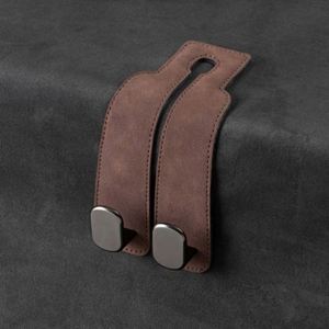 PU Double Hook Durable Sustainable Modern Design Rear <b>Seat</b> Backrest Hook Car Interior Organizer with Car Decoration - Product Image 6