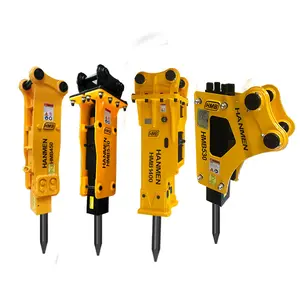 excavator attachment hydraulic breaker rock hammer for bobcat skid steer loader breaker