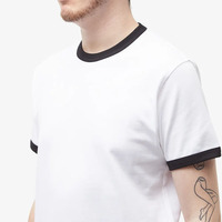 T-shirt personnalisé Ringer 100% coton 220 g/m² coupe classique pour homme
