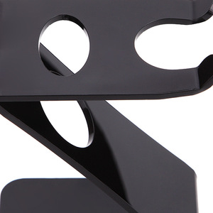 Soporte de acrílico en forma de Z para afeitadora, organizador de almacenamiento para afeitado facial masculino - Product Image 2