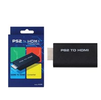 1080P Plug-and-Play PS2 zu HDMI Adapter für HDTV-Monitor mit 3,5mm Audioausgang, PS2 zu HDMI Konverter