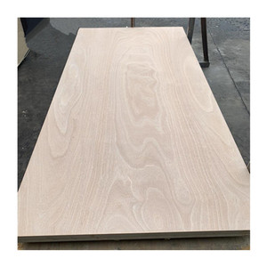 Tablero de MDF Laminado con Chapa de Madera Natural Sapele/Okoume/<span class=keywords><strong>Haya</strong></span>/Arce de 8mm, 9mm, <span class=keywords><strong>15mm</strong></span>, 18mm, Precio de Fábrica al por Mayor - Product Image 1