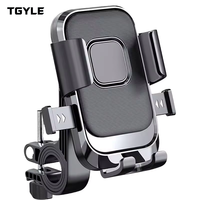 Support de téléphone universel anti-vibrations pour livreurs, support de téléphone de navigation compatible avec les VTT et les motos