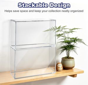 UV Resistant Clear Protector Box Acrylic <b>Display</b> <b>Case</b> with Magnetic Lid - Product Image 6