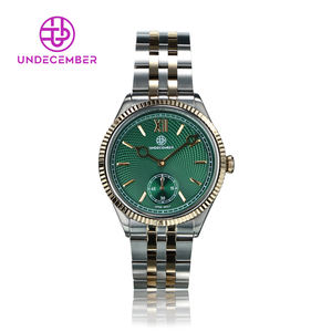 12 월 새로운 304 스테인레스 스틸 석영 운동 시계 5 ATM 방수 비즈니스 럭셔리 석영 시계 남성용 손목시계 - Product Image 1