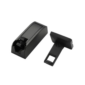 Loquet de porte hydraulique à fixation au sol, silencieux, fermeture douce, anti-collision, en plastique, design moderne et simple - Product Image 1