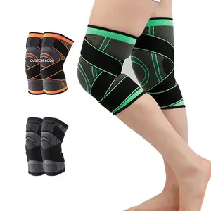 Custom Rodilleras Knee Brace Compression Sleeve With Strap Pain Relief Knee Support Knee Sleeve Pads For Men Women