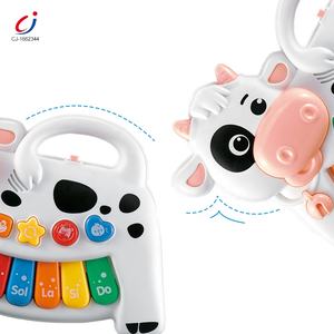 Chengji Juguetes baby plastique jouet éducatif pour bébé instrument de musique animal <span class=keywords><strong>piano</strong></span> jouet clavier pour bébé - Product Image 3