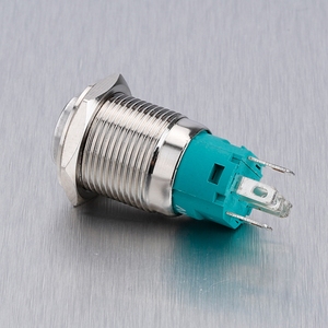 Ring <strong>Illuminated</strong> 16mm <strong>Push</strong> <strong>Button</strong> High <strong>Round</strong> <strong>Push</strong> <strong>Button</strong> 5A 24V Waterproof <strong>Push</strong> <strong>Button</strong> - Product Image 5