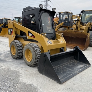 Cargadora de Dirección Deslizante CAT246D Original de Segunda Mano de Alta Calidad para Construcción, Carga y Descarga, con Bomba Cat y Certificaciones CE EPA - Product Image 3