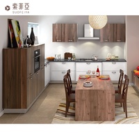 Sofeyia Fabricant – Armoire murale de cuisine moderne et minimaliste personnalisable avec évier, tiroir coulissant et charnière, à assembler soi-même, taille sur mesure