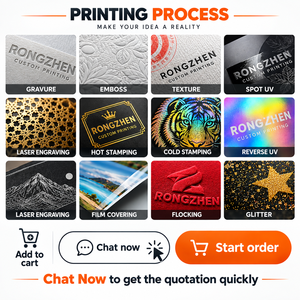 Carte d'insertion personnalisée avec impression UV sélective et gaufrage pour emballage, en carton épais, avec code QR, carte <span class=keywords><strong>de</strong></span> remerciement promotionnelle - Product Image 5