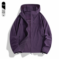 Veste de soleil imperméable anti-UV UPF 50+ pour l'automne, vêtements de montagne unisexe en soie glacée rafraîchissante à séchage rapide avec poignets et col extensibles