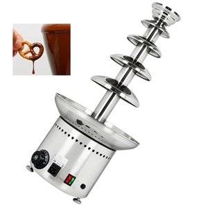 Nouvelle machine à fontaine à chocolat haute productivité à 4/5/6/7 niveaux pour usine de snacks, 220V/110V, garantie 1 an - Product Image 5