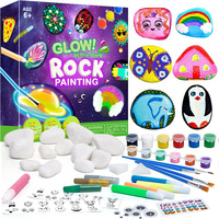 Kit de Peinture Transfrontalier Lumineux dans le Noir pour Enfants, Cadeau DIY Créatif pour Garçons et Filles de 6 à 12 Ans, Fournitures Artistiques Modèle 813