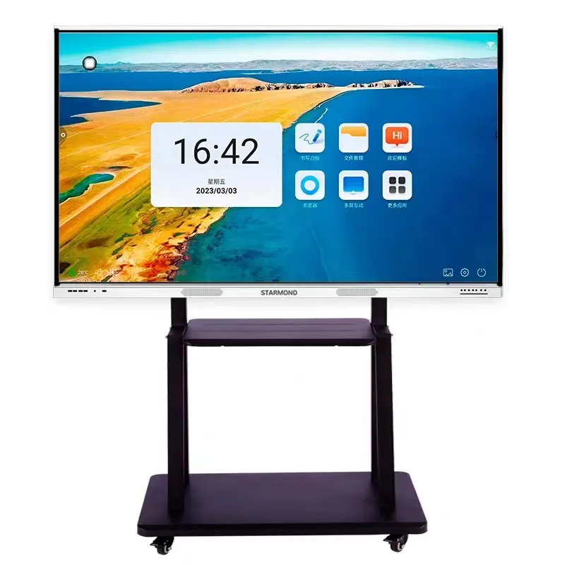 2023 Hot Sản phẩm mới Loa thông minh Class bảng tương tác hội nghị LCD bằng văn bản kỹ thuật số bảng thông minh