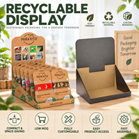 Présentoir de comptoir OEM ODM en carton imprimé sur mesure pour la promotion de marqueurs de page