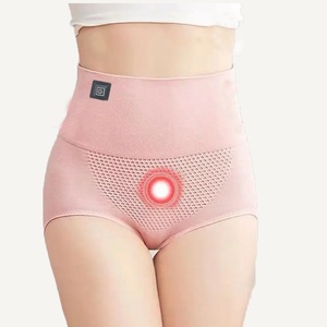 Children's Antibacterial Graphene Electric Heated Spandex/Cotton Breathable Ultra <b>Soft</b> Panties Warm Palace Postpartum Belly Ban - Product Image 1