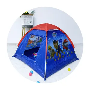 Barraca de acampamento, fácil dobrável, padrão, crianças, jogar, casa, menino, brinquedo, barraca de acampamento