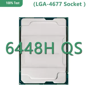 Xeon Gold Medal 6448H QS versión CPU 60MB 2,4 GHZ 32Core/64Thread 250W procesador LGA4677 para placa base de servidor C741 - Product Image 2