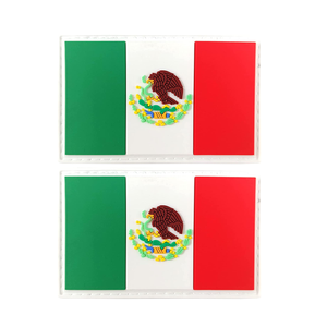 Miếng Dán Pvc Cờ Mexico Mexico Bằng Cao Su Mềm Tùy Chỉnh - Product Image 2