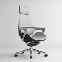 Chaises de bureau en cuir à dossier haut, confortables, luxueuses, en PU, pivotantes, pour invités, directeurs, PDG, chaises de direction