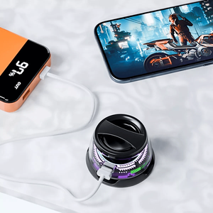 G200 Mini for Bluetooth <strong>Speaker</strong> Portable RGB Light Magnetic Phone Holder Multifunctional for Outdoor Mobile &amp; <strong>Computer</strong> Use - Product Image 3