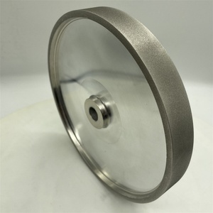 Disco de Pulir CBN Electrochapado de 8 Pulgadas de Diámetro, 1 Pulgada de Ancho y 5/8 Pulgadas de Eje # 320 Herramientas de Torneado Paralelo de Alta Resistencia con Base de Acero para Trabajar la Madera - Product Image 2