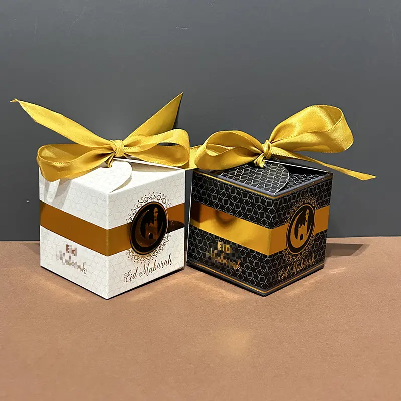 חדש עיד מובארק קופסת מתנה רמדאן מובארק קופסת מתנה שוקולד קישוטי רמדאן אסלאם מוסלמי 2024 ציוד קישוט למסיבה