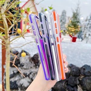 Funda Magnética Transparente con Carga Inalámbrica y Protección Contra Impactos para <span class=keywords><strong>Samsung</strong></span> <span class=keywords><strong>Galaxy</strong></span> S26 S23 Ultra S25 Edge S24 FE, en Colores Degradados - Product Image 4
