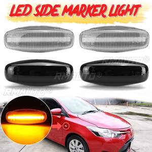 2 pièces Feux de position latéraux à LED Clignotants pour Toyota Yaris Vios 2014 2015 2016 2017 2018 2019 - Product Image 1
