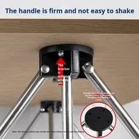 Plateforme de travail multifonctionnelle télescopique pliable à pieds d'araignée, support de pied, support pour 4/6/8/9/10/12/15 pieds