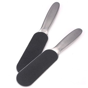 Pédicure professionnelle fichier de pied remplaçable pagaie réutilisable en acier inoxydable fissuré peau cors dissolvant de callosités pour <span class=keywords><strong>pieds</strong></span> <span class=keywords><strong>râpe</strong></span> - Product Image 4