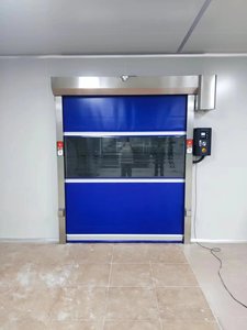 Diverses méthodes d'ouverture Porte à enroulement rapide en PVC industriel Détection <span class=keywords><strong>radar</strong></span> Portes rapides automatiques Pratique Plastique Rapide Puerta Rapida - Product Image 2