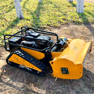 Petit robot tondeuse à gazon, largeur de coupe 800mm 1000mm, télécommande, tondeuse à chenilles, broyeur à fléaux - Product Image 1