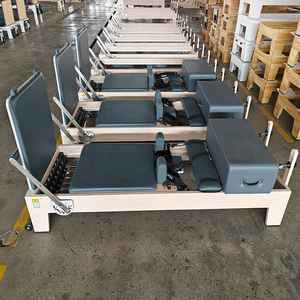 Equipo de Entrenamiento de Pilates para el Core, Juego Completo, Logotipo Personalizado, Reformer de Pilates de Madera de Arce con Patas de Madera Desmontables, Duradero - Product Image 2