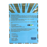 Bolsas Ziplock biodegradables para almacenamiento de alimentos, bolsas de embalaje laminadas de plástico con logotipo personalizado, reciclable