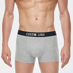 उच्च गुणवत्ता वाले सूती निजी लेबल पुरुषों की ब्रिकी और बॉक्सर अंडरवियर पुरुषों के सस्ते डिजाइनर कस्टम साटन - Product Image 4