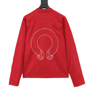 Camiseta de manga larga con estampado de corazones Chrome Red Team Horseshoe Print Hearts - Product Image 1
