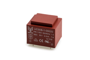 Unicreed-Transformador de tipo sellado de 2.0VA, salida monofásica de 9V con encapsulación de frecuencia de 50Hz/60Hz para entrada de <span class=keywords><strong>220V</strong></span>/230V - Product Image 3