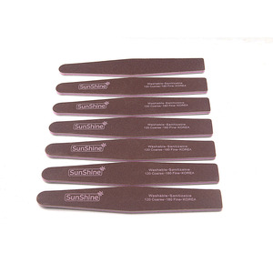 Professional Emery Board Manicure Pedicure Art Tools Custom Logo Double-Sided Nail File Set 180 120 Grit Nail File