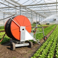 Sistema de Riego con Carrete de Manguera Serie JP, Accionamiento por Turbina de Agua, Retracción Automática de Manguera, Cañón de Riego Galvanizado, Ahorro de Agua, Directo de Fábrica