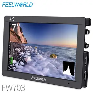 FEELWORLD FW703 3G SDI 4K Full HD 1920x1200 Cinéma DSLR Caméra Champ IPS 7 pouces LCD Moniteur pour caméra